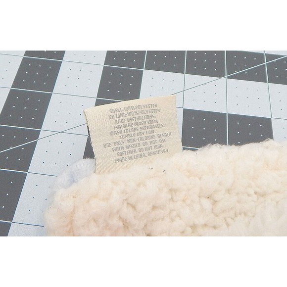 Mon Lapin Blue Elephant Star Pattern Lovey Security Blanket Plush Sherpa 11 Inch - Picture 9 of 10